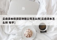 云启资本投资区块链公司怎么样[云启资本怎么样 知乎]